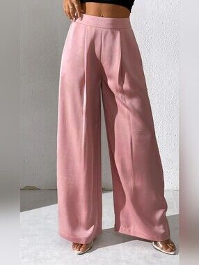 Wide Leg Pants - Blush Pink. Size 2X. NWOT.